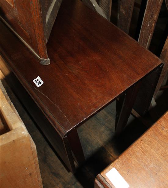 Mahogany drop flap table